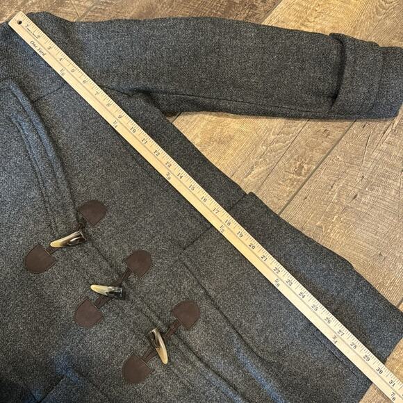 Banana Republic Women's Wool Toggle Coat Dark Gray Size M - Picture 8 of 10